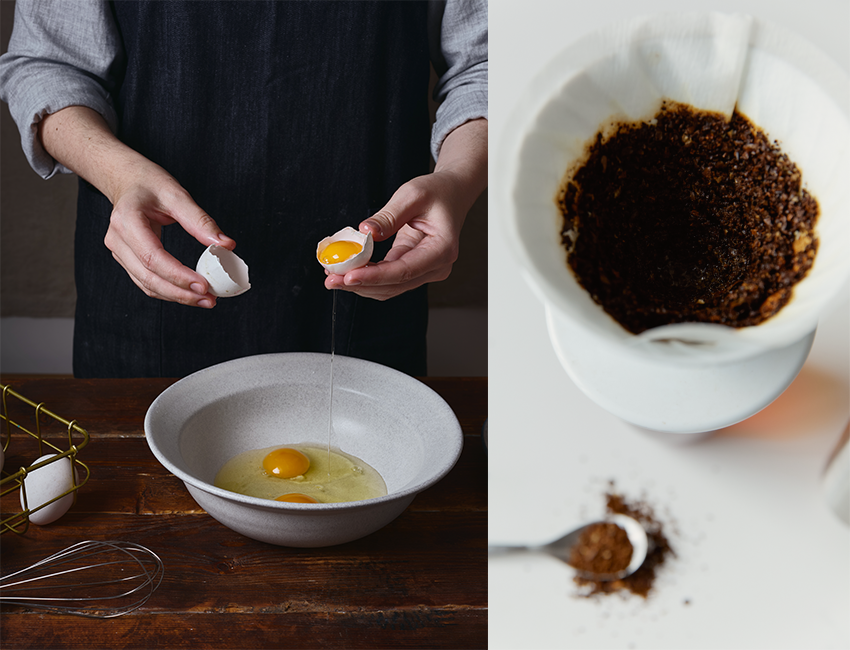 Save Coffee Grounds and Egg Shells for your Garden